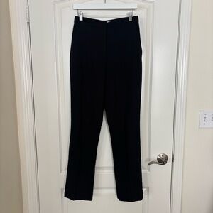 H&M Elegant Black Straight Leg Pants